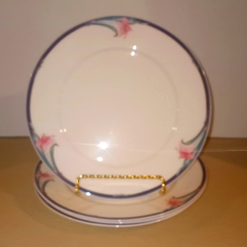 Vintage Lenox Patricia Tri Floral Bundle - 4  Salad Plates